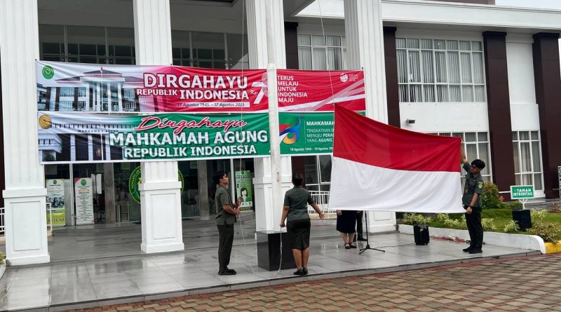 Pengadilan Negeri Sei Rampah Laksanakan Upacara Peringatan Hari Ulang Tahun ke-78 Kemerdekaan Republik Indonesia