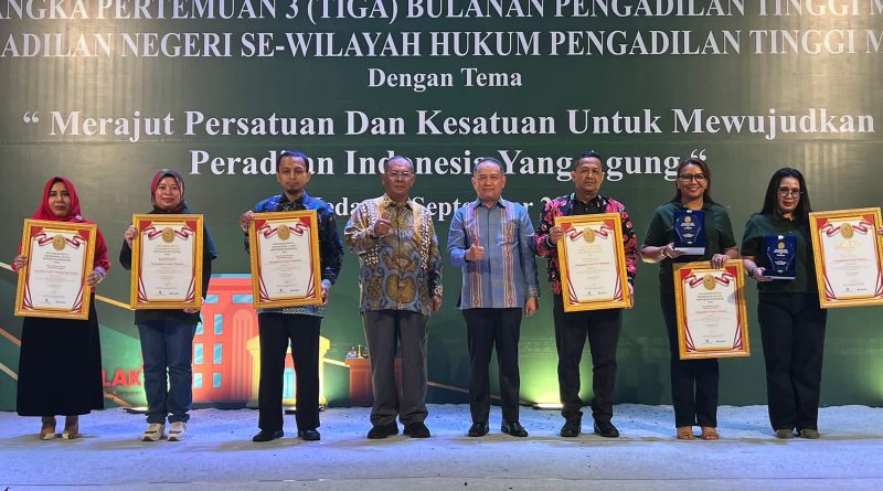 Pengadilan Negeri Sei Rampah Terima Piagam Penghargaan Anugerah Mahkamah Agung Republik Indonesia Tahun 2023