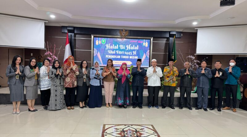 Ketua Pengadilan Negeri Sei Rampah Hadiri Halal Bi Halal Pengadilan Tinggi Medan